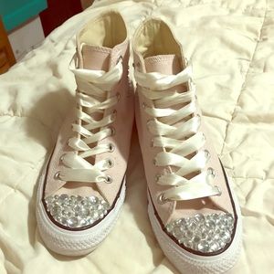 Custom bling converse high top